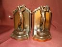 Copper 1940's  Golf Bookends