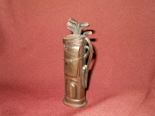 Bag Bronze Golf Lighter