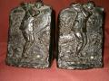 Aronson Metal Works antique golf Bookends